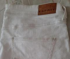 2 pantalons femmes 1 jean's blanc neuf + Pantalon été fleur - 2