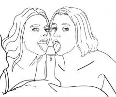 Pour une ou deux suceuses