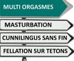 Pour femme ou homme aimant jeux de mains et de bouches