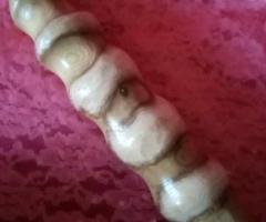 Sextoy artisanale en bois naturel - G1 / G2 / G3